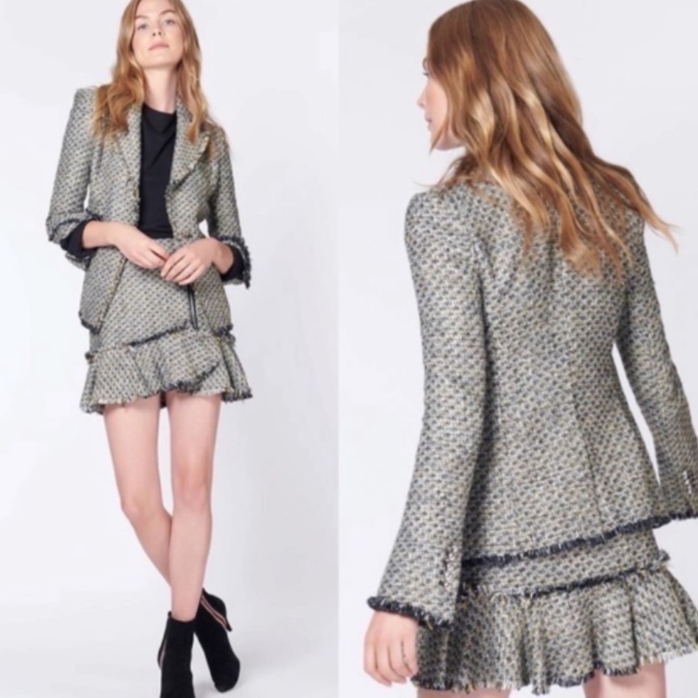 Veronica Beard tweed Fabian jacket Size 2 NWT